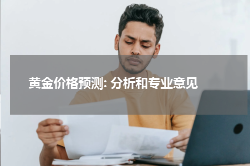  黄金价格预测: 分析和专业意见